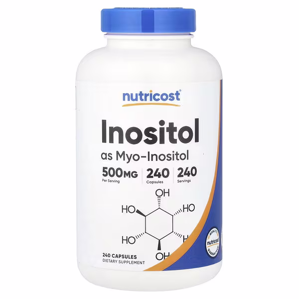 Nutricost Myo-Inositol 500 mg – 240 Capsules
