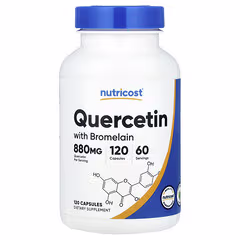 Nutricost Quercetin with Bromelain – 120 Capsules