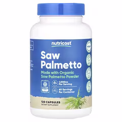 Nutricost Saw Palmetto 500 mg – 120 Capsules