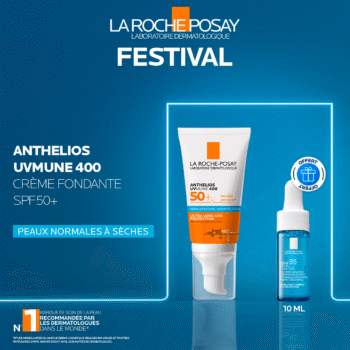 La Roche Posay ANTHELIOS UVMUNE 400 CRÈME FONDANTE SOLAIRE SPF50+ | Peau sensible normales à sèches |50ml  = Mini Hyalu B5 OFFERT