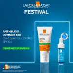 La Roche-Posay Anthelios UVMUNE400 Oil Control Invisible SPF50+ Peau Mixte à Grasse Acnéique | 50ml = Mini Hyalu B5 OFFERT