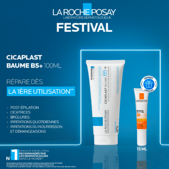 LA ROCHE POSAY CICAPLAST BAUME B5 100 ML = Shaka Fluide UVMUNE 400+ SPF50 15ML OFFERTE