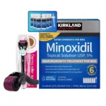 PACK Kirkland Signature Minoxidil 5% Homme 6 Mois + Derma Roller