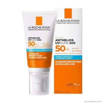 La Roche Posay ANTHELIOS UVMUNE 400 CRÈME FONDANTE SOLAIRE SPF50+ | Peau sensible normales à sèches |50ml  = Mini Hyalu B5 OFFERT