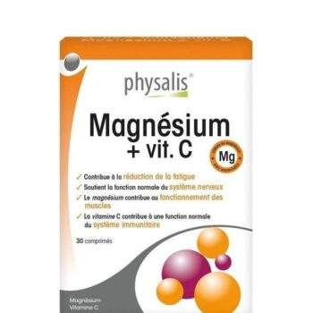 Physalis Magnesium + Vit C 30 Comprimès