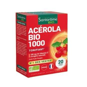 SANTAROME ACEROLA 1000 TUBE 20 COMPRIMES
