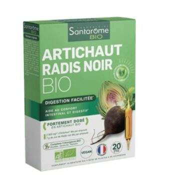 SANTAROME ARTICHAUT RADIS NOIR 20 AMPOULES