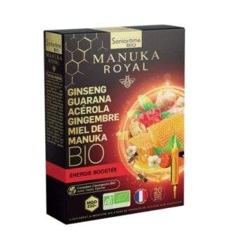 SANTAROME GINSENG GUARANA ACEROLA MANUKA 20 AMPOULES