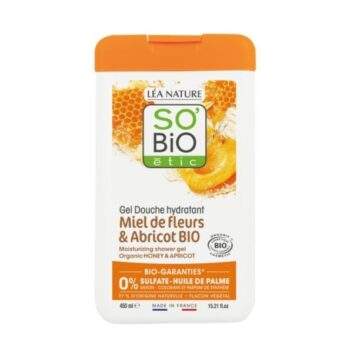 SO BIO GEL DOUCHE MIEL DE FLEURS ET ABRICOT 450ML