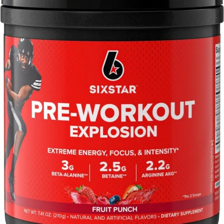 Six Star Pre-Workout Explosion Fruit Punch – 210 g