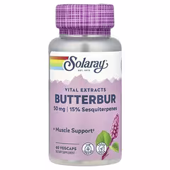 Solaray Vital Extracts Butterbur 50 mg – 60 VegCaps