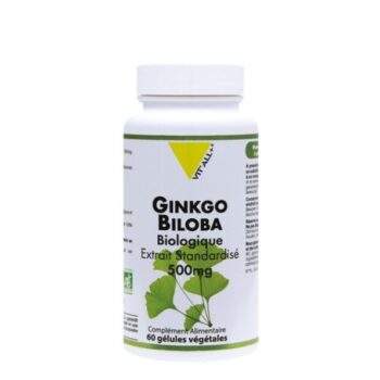 VITALL PLUS GINKGO BILOBA 500MG 60 GELULES