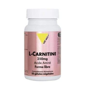 VITALL PLUS L CARNITINE 250MG 50 GELULES