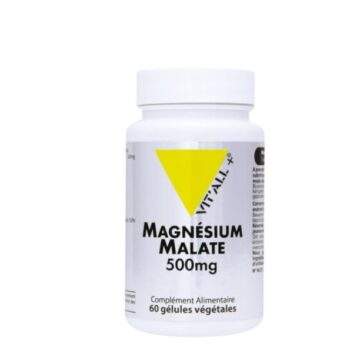VITALL PLUS MAGNESIUM MALATE 500MG 60 GELULES