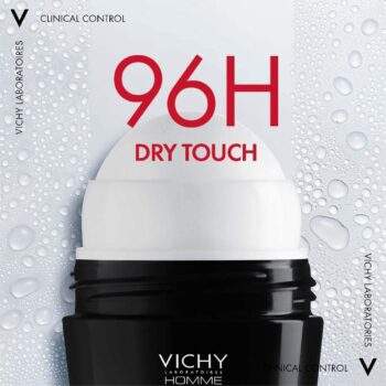 Vichy Homme DÉODORANT CLINICAL CONTROL 96H | Tous types de peau | 50ml