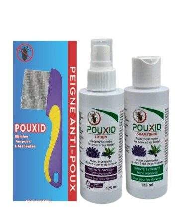 POUXID PACK + PEIGNE OFFERTE