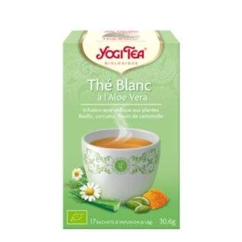 YOGI TEA THE BLANC ALOE VERA 17 X 2G