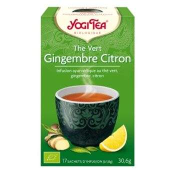 YOGI TEA THE VERT GINGEMBRE CITRON 17 X 2G