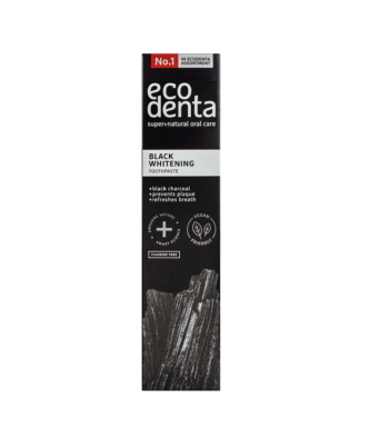 ECODENTA Dentifrice Blanchissant au Charbon Actif 100ml