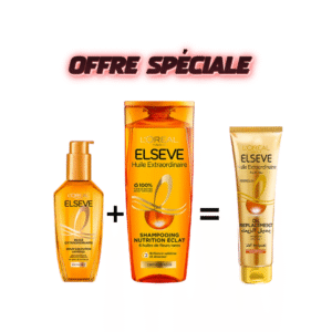 L&rsquo;Oreal Paris Elseve Routine Ex Oil  Huile 100ml+Shampooing 200ml+Oil Replacement 125ml