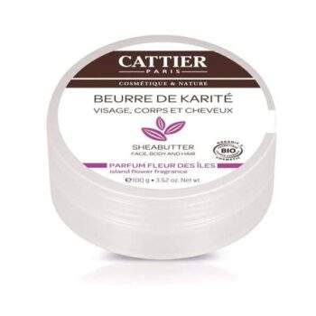 Cattier Beurre de karite Fleur des iles 100g