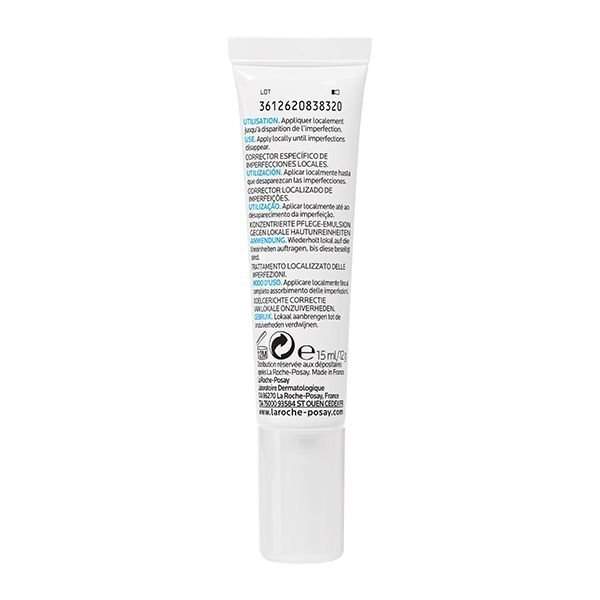 La Roche-Posay Effaclar A.I. Anti-Acné Peau Grasse à Imperfections | 15ml