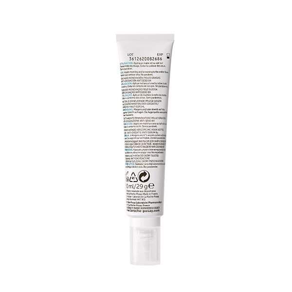 La Roche-Posay Effaclar K+ Soin Anti-Oxydant et Anti-Sébum Peau Grasse | 40ml