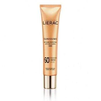 LIERAC SUNISSIME FLUIDE PROTECTEUR DORE ANTI-AGE GLOBAL SPF50+ 40ML