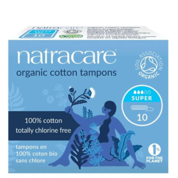 NATRACARE TAMPONS SUPER SANS APPLICATEUR 10 Unités