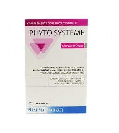 Phyto systeme Cheveux & Ongles 30gelules