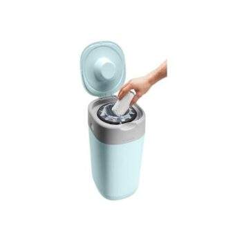 Tommee Tippee Poubelle à Couches Anti-Odeur Twist & Click – Bleu