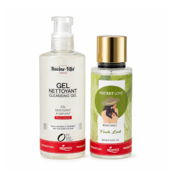 Racine Vita Gel Moussant Peaux Grasses 420ml+Secret Love Body Mist Pack