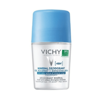 Vichy Dermo-Tolérance Déodorant Minéral 48H Bille Sans Sels d’Aluminium Peau Sensible et Réactive | 50ml